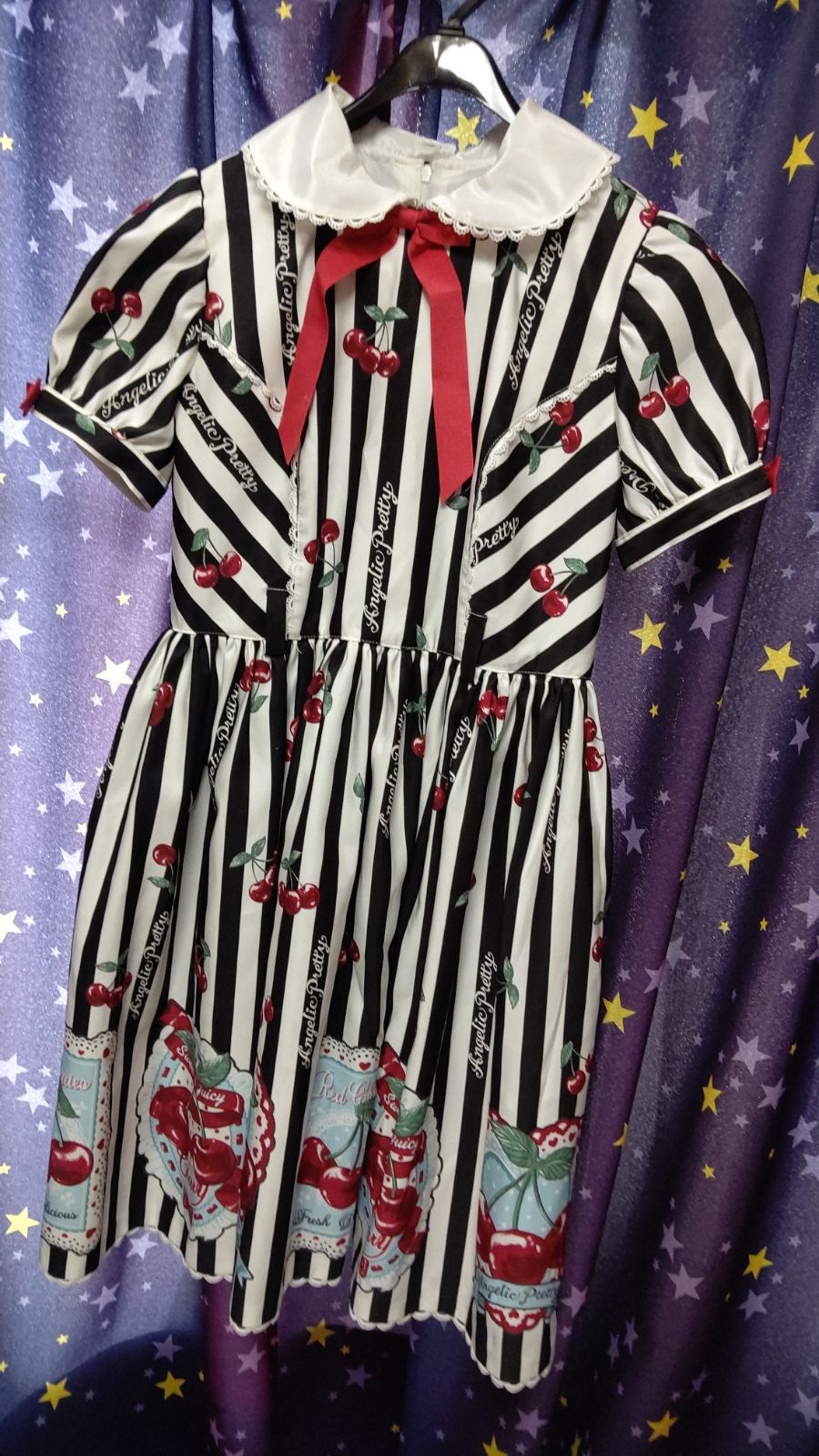 ‪*☾様 ANGELIC PRETTY チェリースタンプワンピース Angelic Pretty - angelicpretty チェリースタンプ cherry stamp