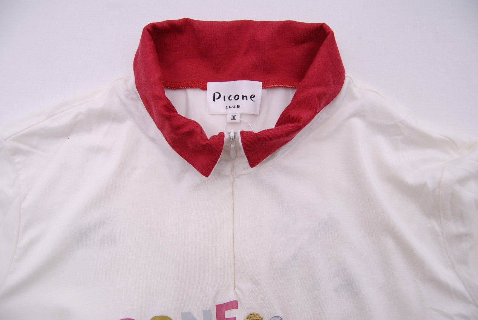 ピッコーネクラブ・ゴルフウエア・白ポロシャツ未使用❣️新品 未使用品 レディース ピッコーネクラブ PICONE CLUB 長袖