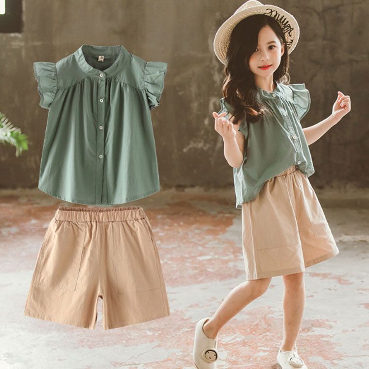 夏にピッタリ！2点セット 子供服 女の子 キッズ 夏服 トップス