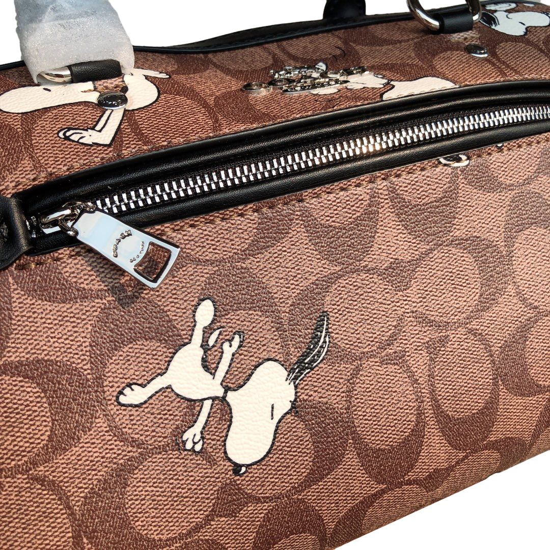 COACH PEANUTS コーチ SNOOPY レディース C4118 ショルダーバッグ ...