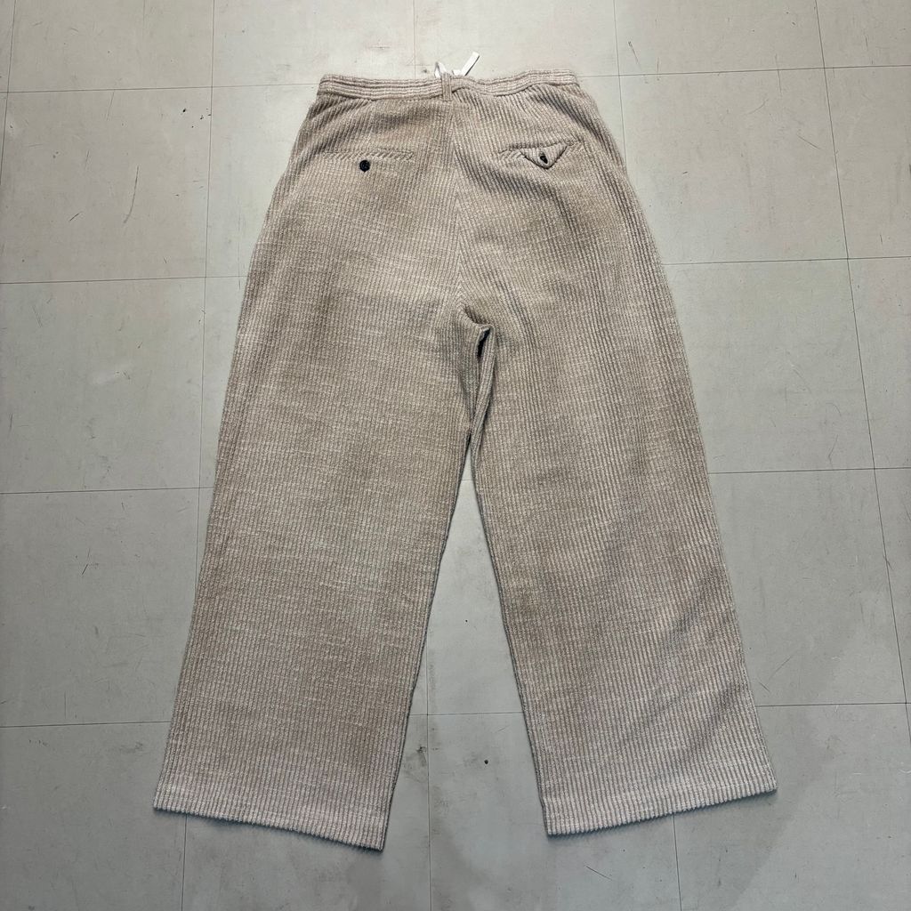 25SS ANCELLMアンセルム CUT STRIPE EASY SLACKS ANCELLM アンセルム