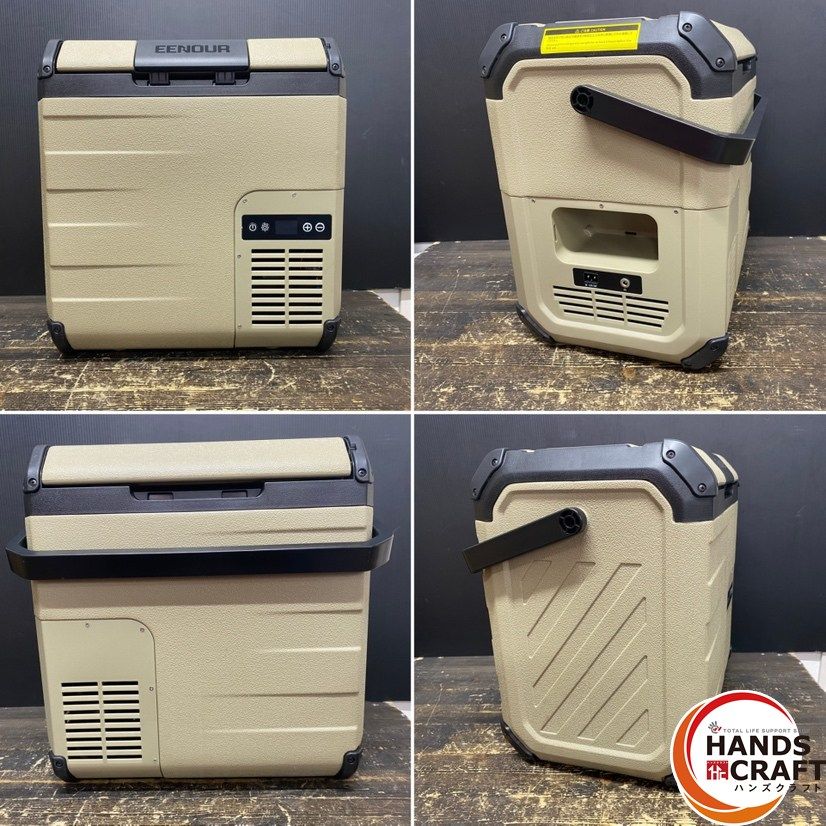 ● 品 EENOUR D18 車載冷蔵庫 18L 電源 単相100V| バッテリー 設定温度 -20度から10度まで ACアダプター バッテリー付