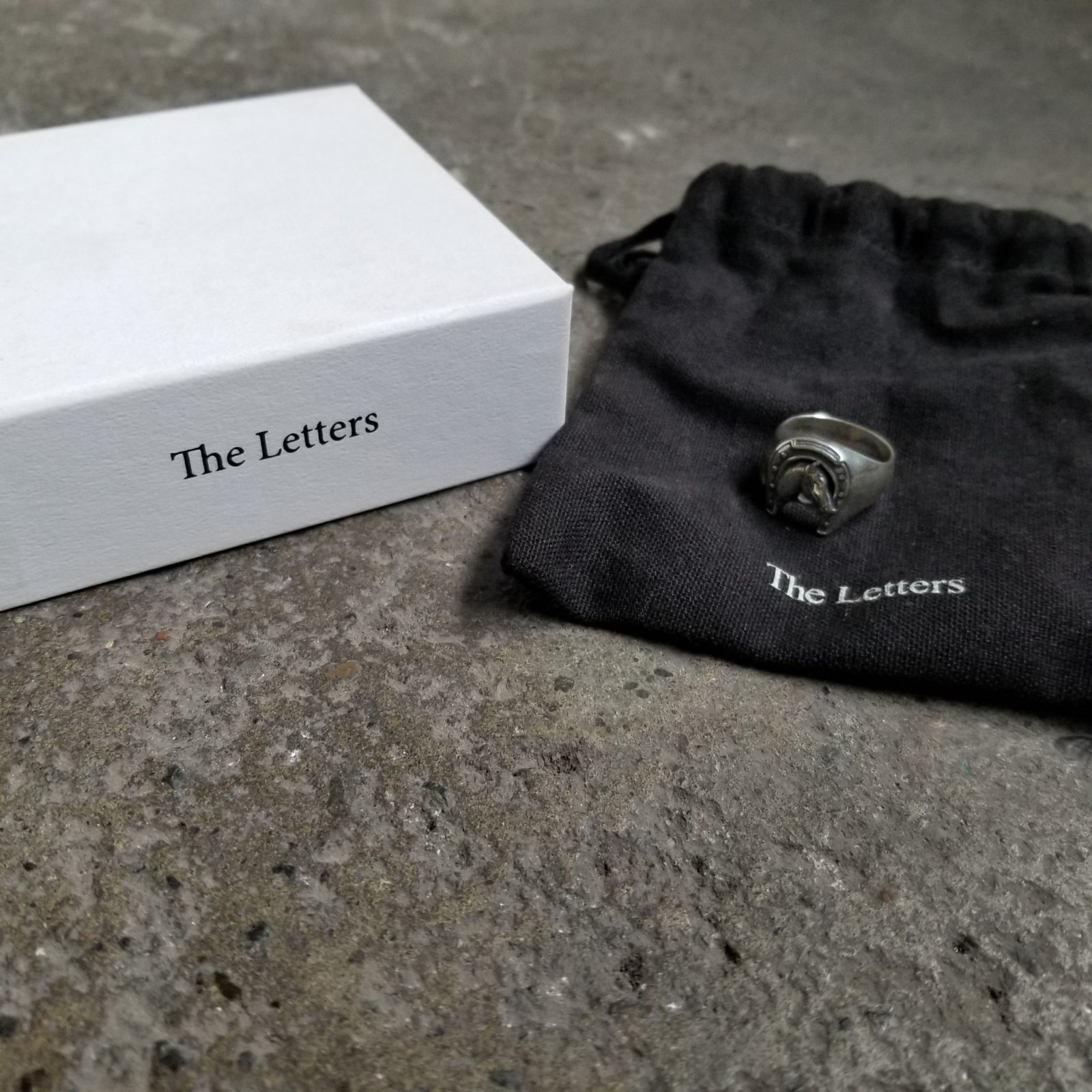 The Letters HORSE & HORSESHOE RING 13 ザレターズ ホースシュー