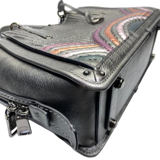 美品 コーチ 38539 ドリーマー ウィズ キルティング アンド リベット