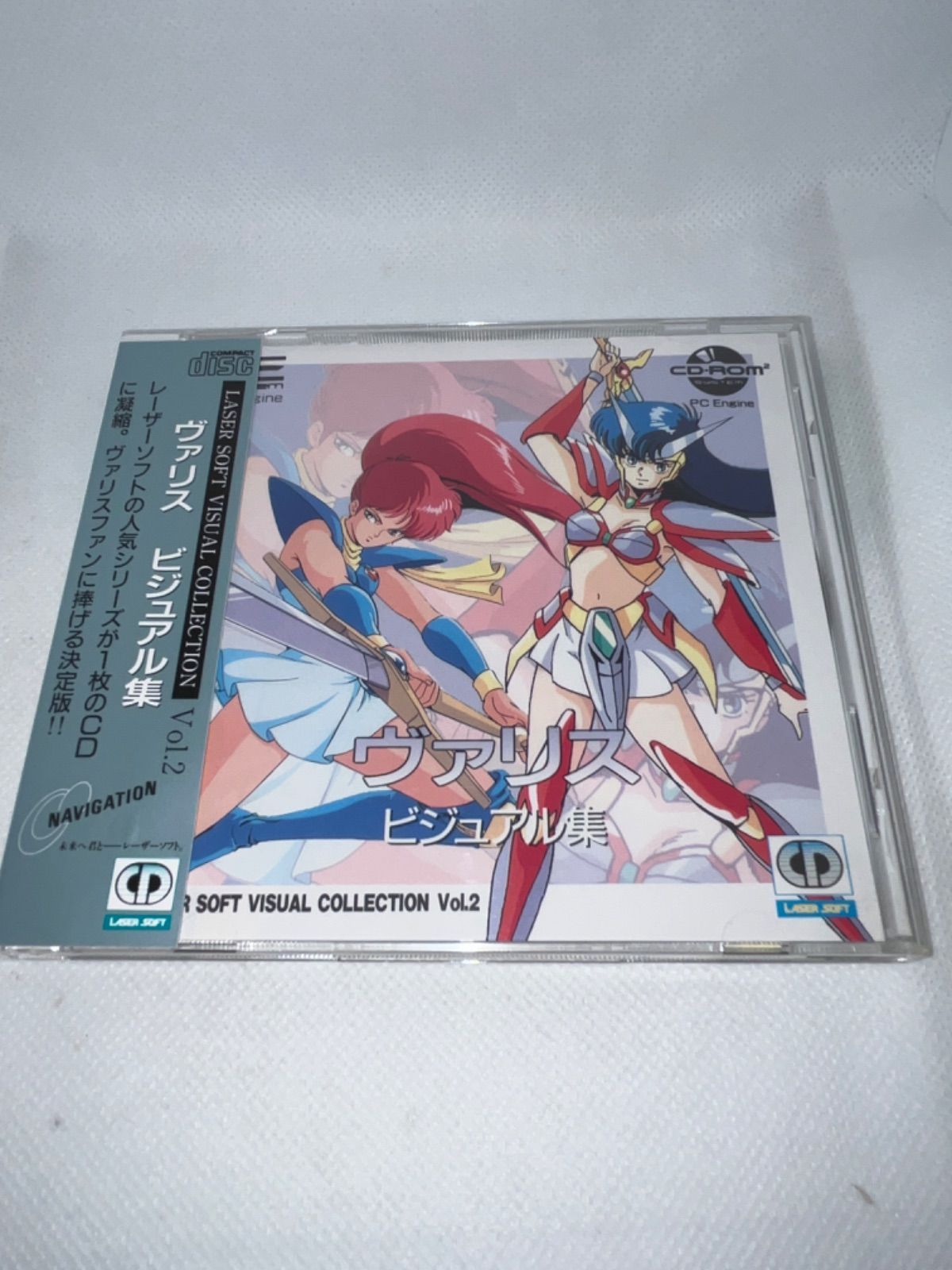 帯 ハガキ付 ヴァリス ビジュアル集 PCエンジン
