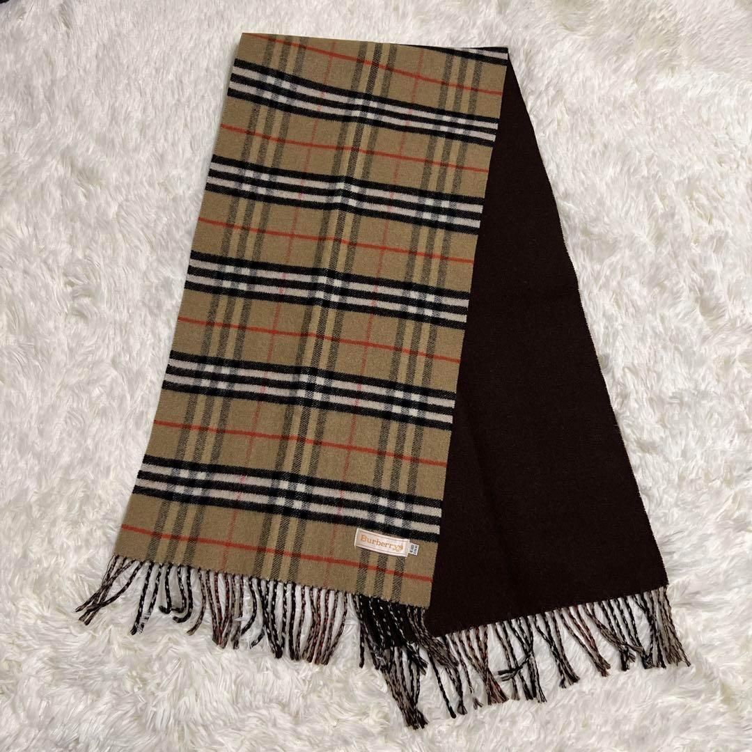 BURBERRY バーバリー 巻きプリーツスカート ノバチェック柄 極美