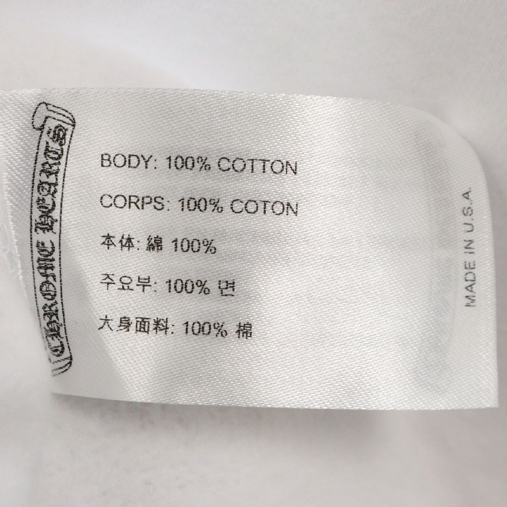 希少★送料無料【CHROME HEARTS】LLS フォト フーディ ホワイト CHROME HEARTS (クロムハーツ) LLS HOODIE LLSフーディ