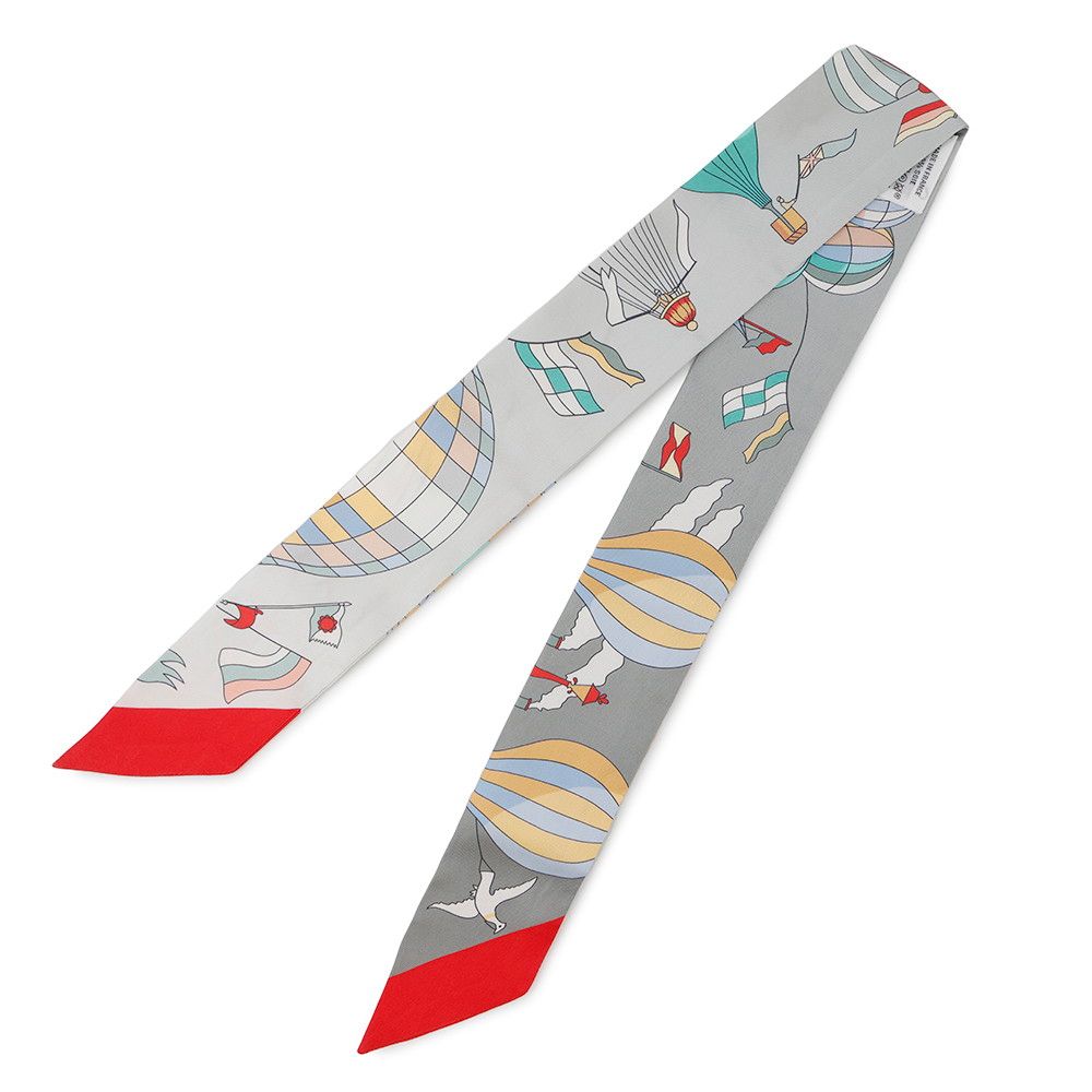 エルメス　ツイリー　大空の狂気　Les Folies du Ciel　①新品 エルメス ツイリー LES FOLIES DU CIEL 大空の狂気