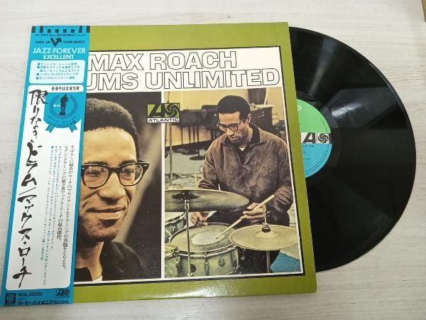 マックス・ローチDrums Unlimited限りなきドラム　レコード　帯付き！ Max Roach / マックス・ローチ「Drums Unlimited / 限りなき