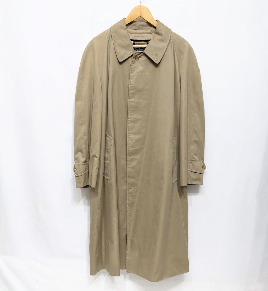 Burberrys ベージュ ロングコート　ヴィンテージ 80s【Burberry's】バーバリー ステンカラーコート コットン100