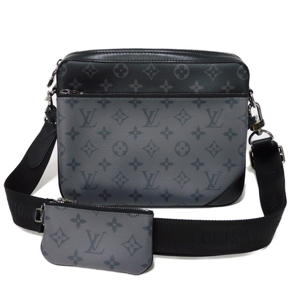 LOUIS VUITTON ルイ・ヴィトン トリオ メッセンジャー LVロゴ