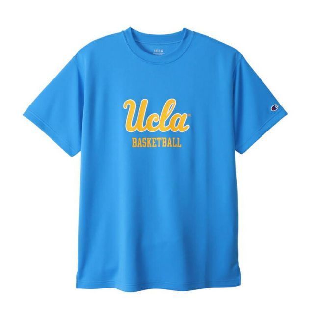HANES ヘインズ UCLA SHORT SLEEV カリフォルニアブルー XLサイズ C3-XB364 34C | スポーツ 運動 服 衣類 ウエア ウェア トップス ショートスリーブ Tシャツ 半袖 着心地 デザイン 刺繍 吸汗速乾 抗菌防臭