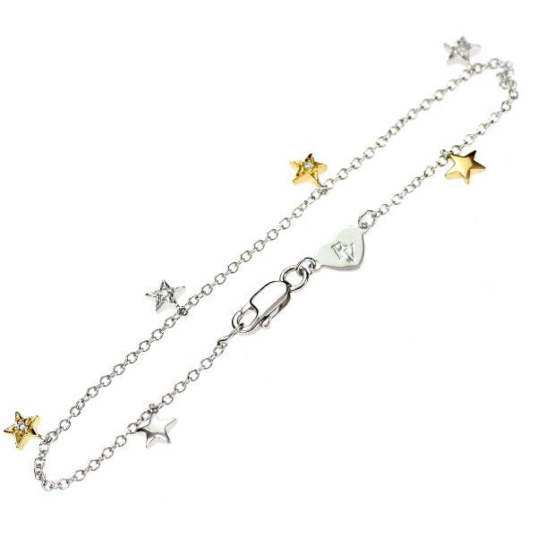 ポンテヴェキオ ハート ダイヤモンド ブレスレット 1.15CT