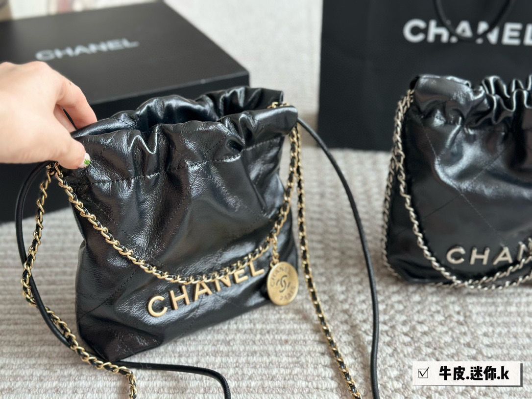 今日特価】Chanel Mini 22 Bag ミニツツバッグ（サイズ 20×20cm