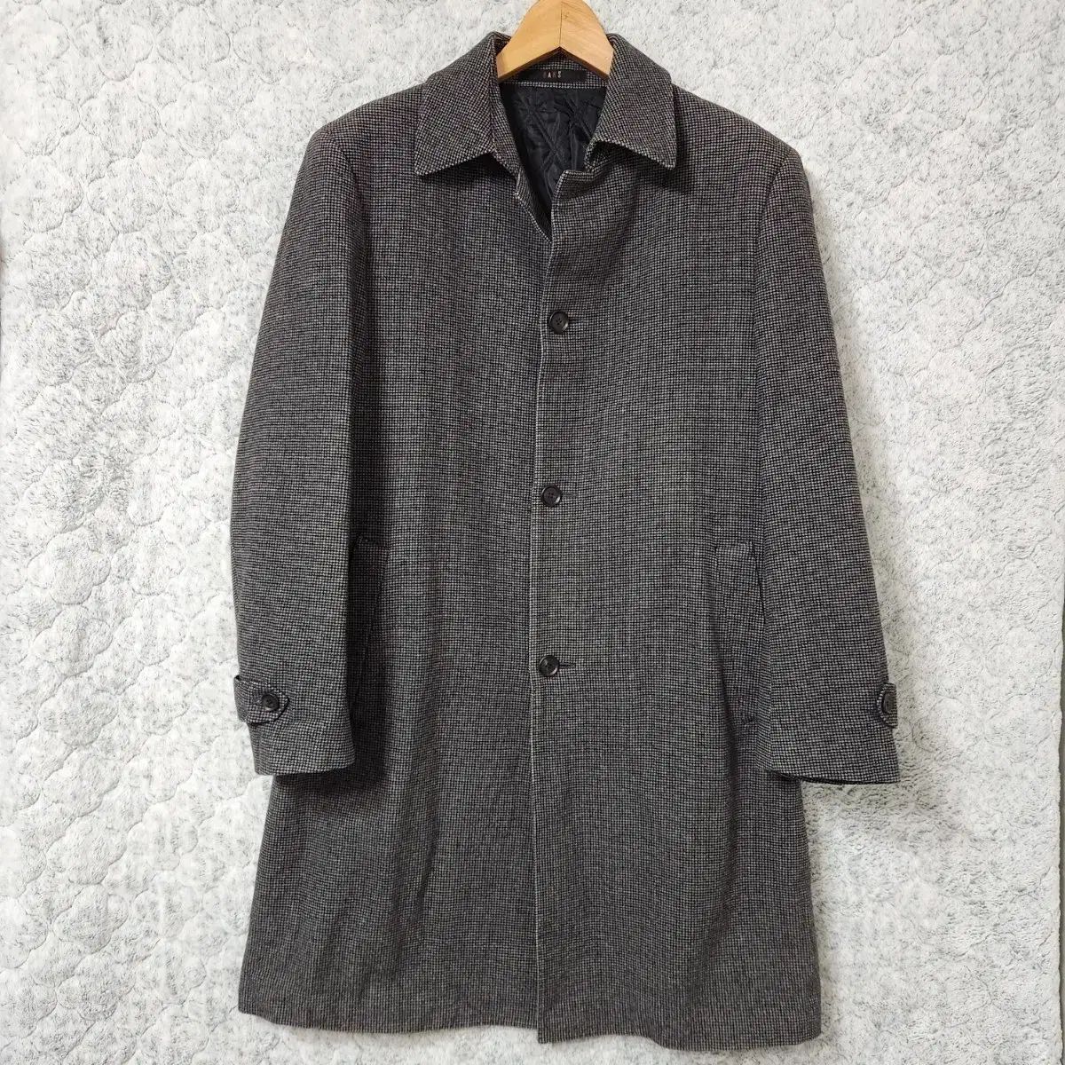 H248 100 ダックス カシミア30 CHECK コート