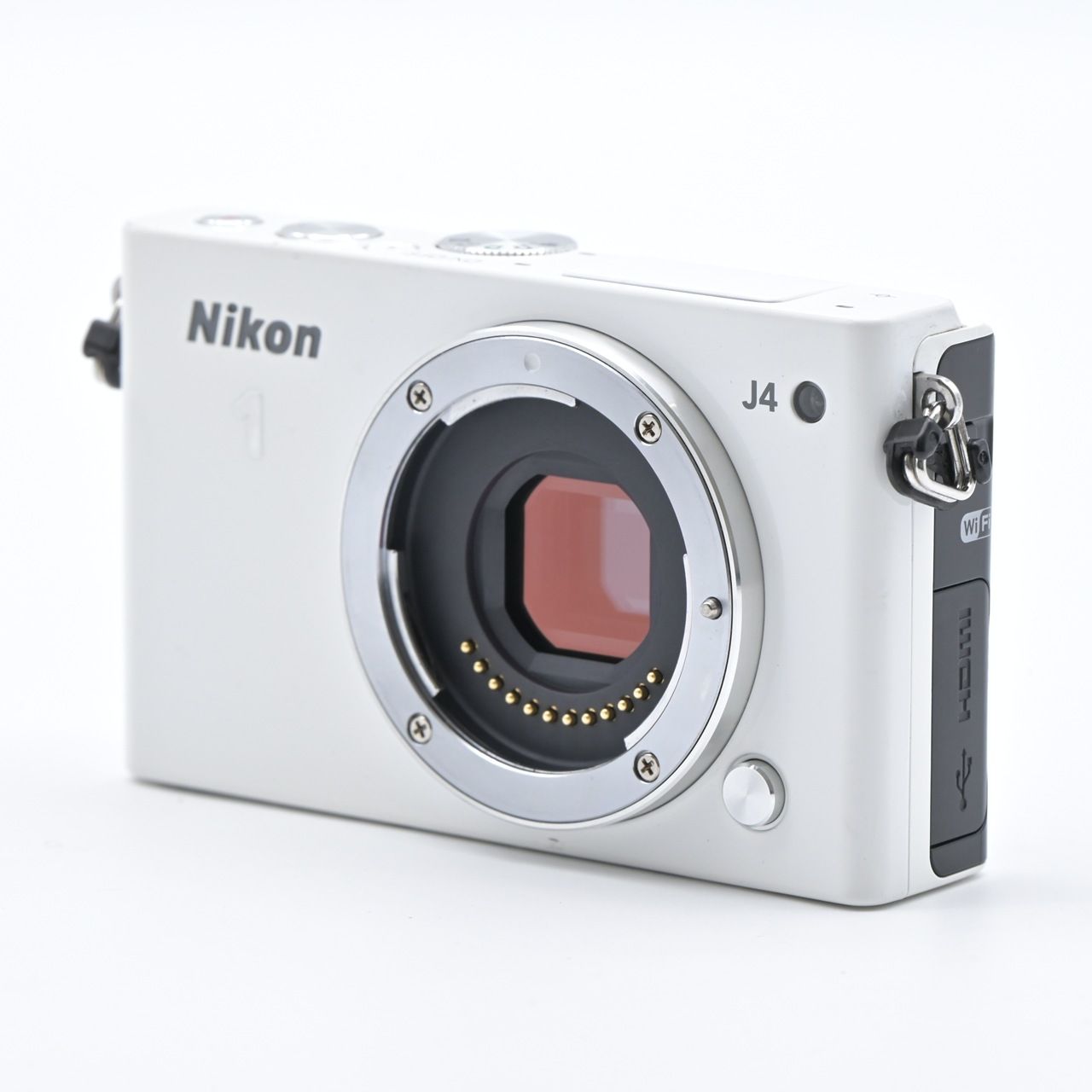 Nikon ニコン 1 J 4 ホワイト ボディ ミラーレス一眼レフカメラ