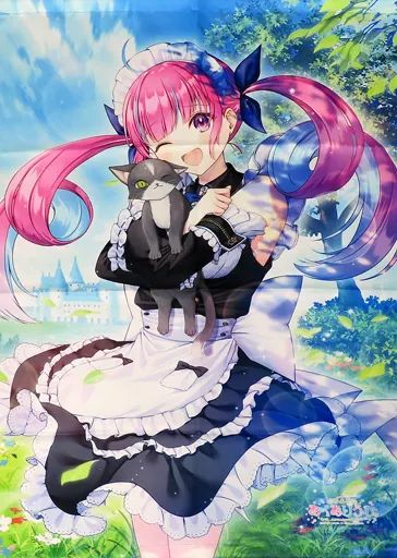 中古】タペストリー 湊あくあ 描き下ろしB2タペストリー 「PCソフト