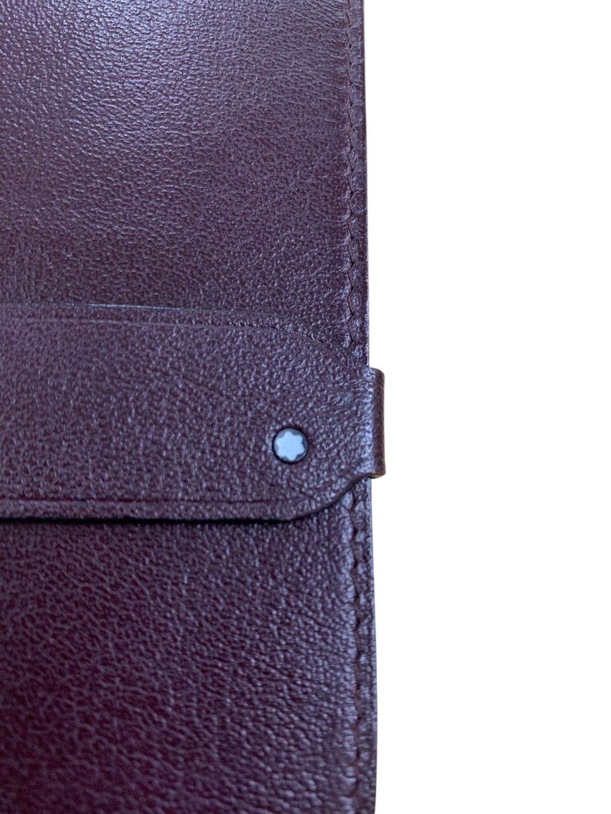 モンブラン ペンケース 2本差し マイスターシュテュック 本革 ボルドー