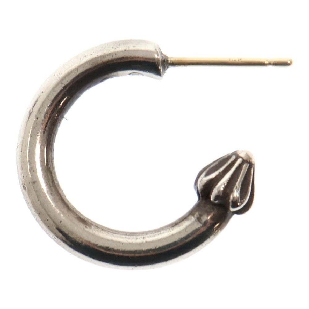 CHROME HEARTS (クロムハーツ) HOOP PLAIN プレーンフープ ピアス シルバー ※国内ギャランティ