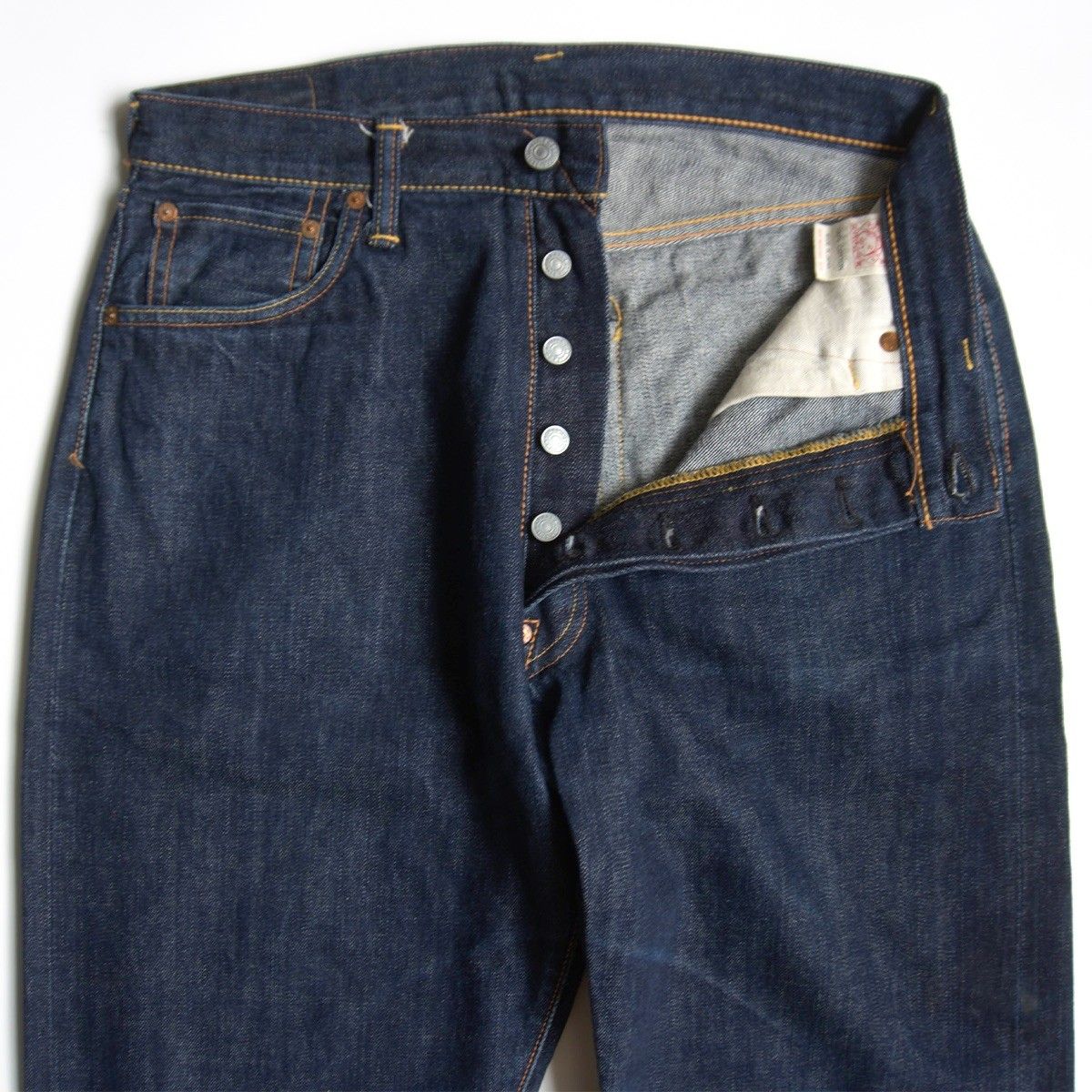 雰囲気抜群/濃紺】EVISU 【LOT.2001 デニムパンツ】34×35 エビス