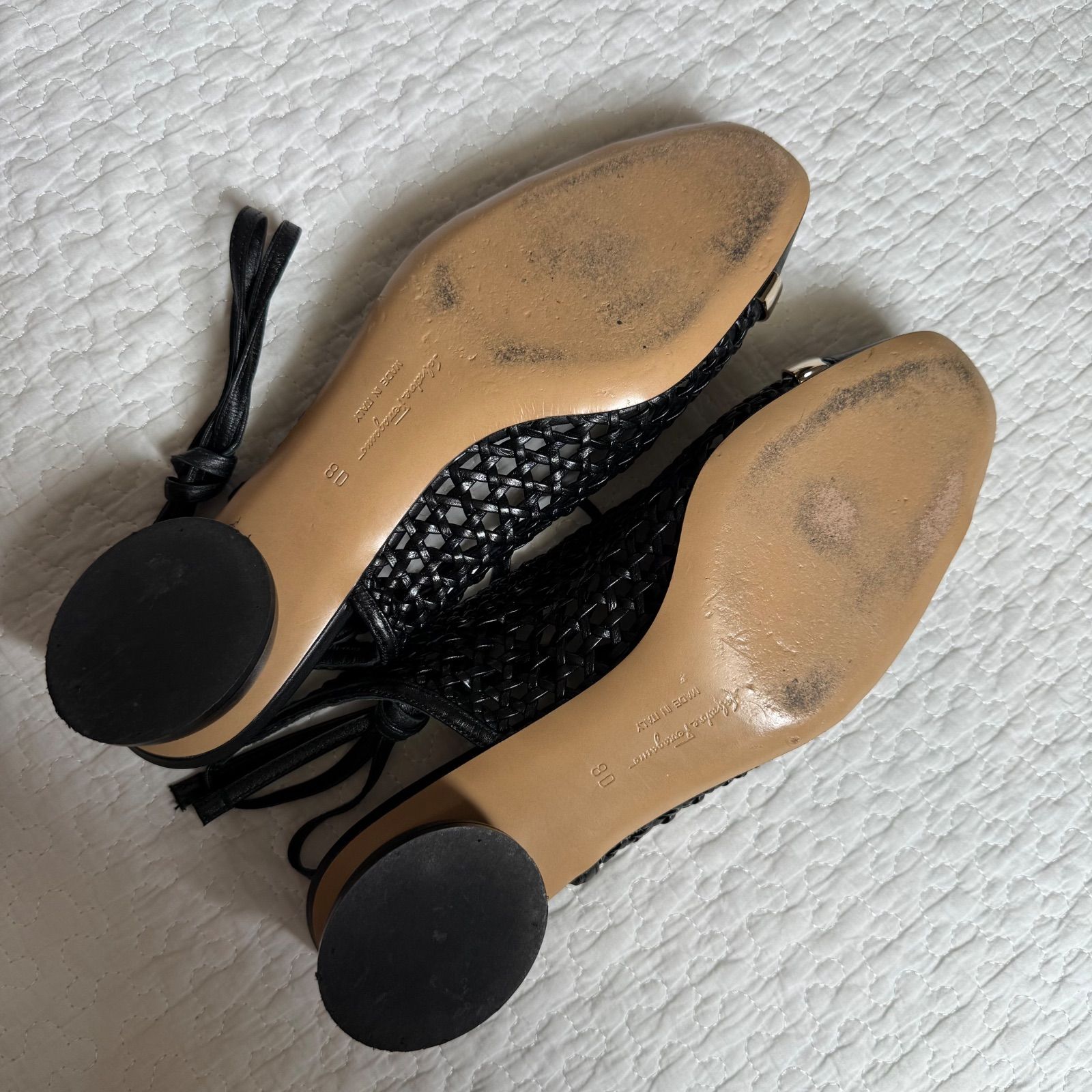 【美品】サルヴァトーレフェラガモ　ヴァラリボン　レザー　パンプス　サンダル Salvatore Ferragamo - Salvatore Ferragamo フェラガモ ヴァラ