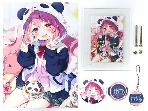 中古】雑貨 笹木咲 誕生日グッズフルセット 「バーチャルYouTuber にじ