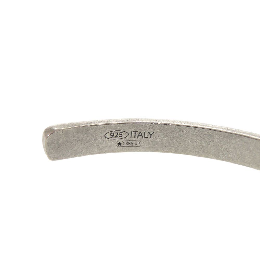 美品 メゾン マルジェラ SI8UY0003 シルバー925 ブレスレット バングル