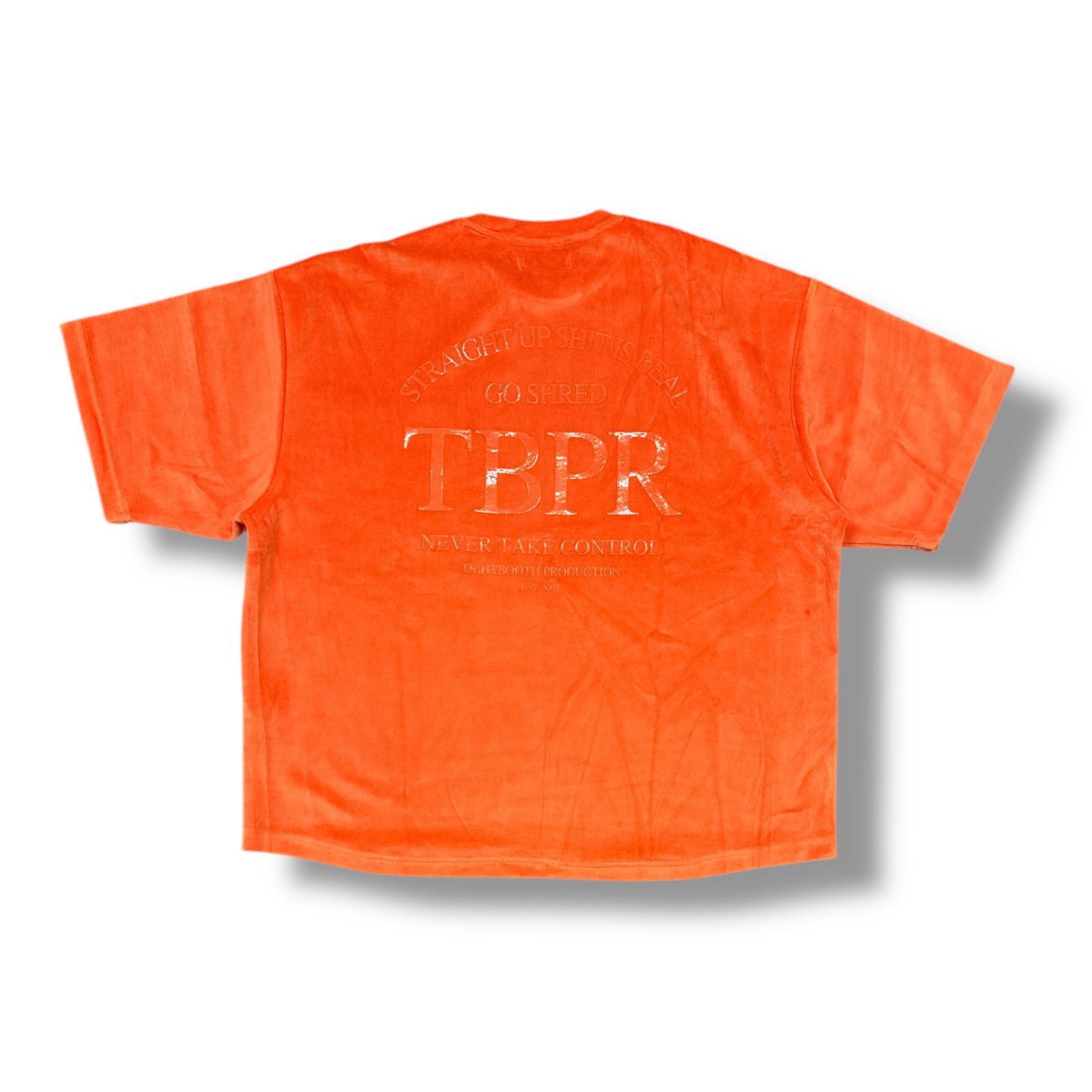 参考上代15400円 未使用品 TIGHTBOOTH PRODUCTION 23AW ベロアTシャツ 