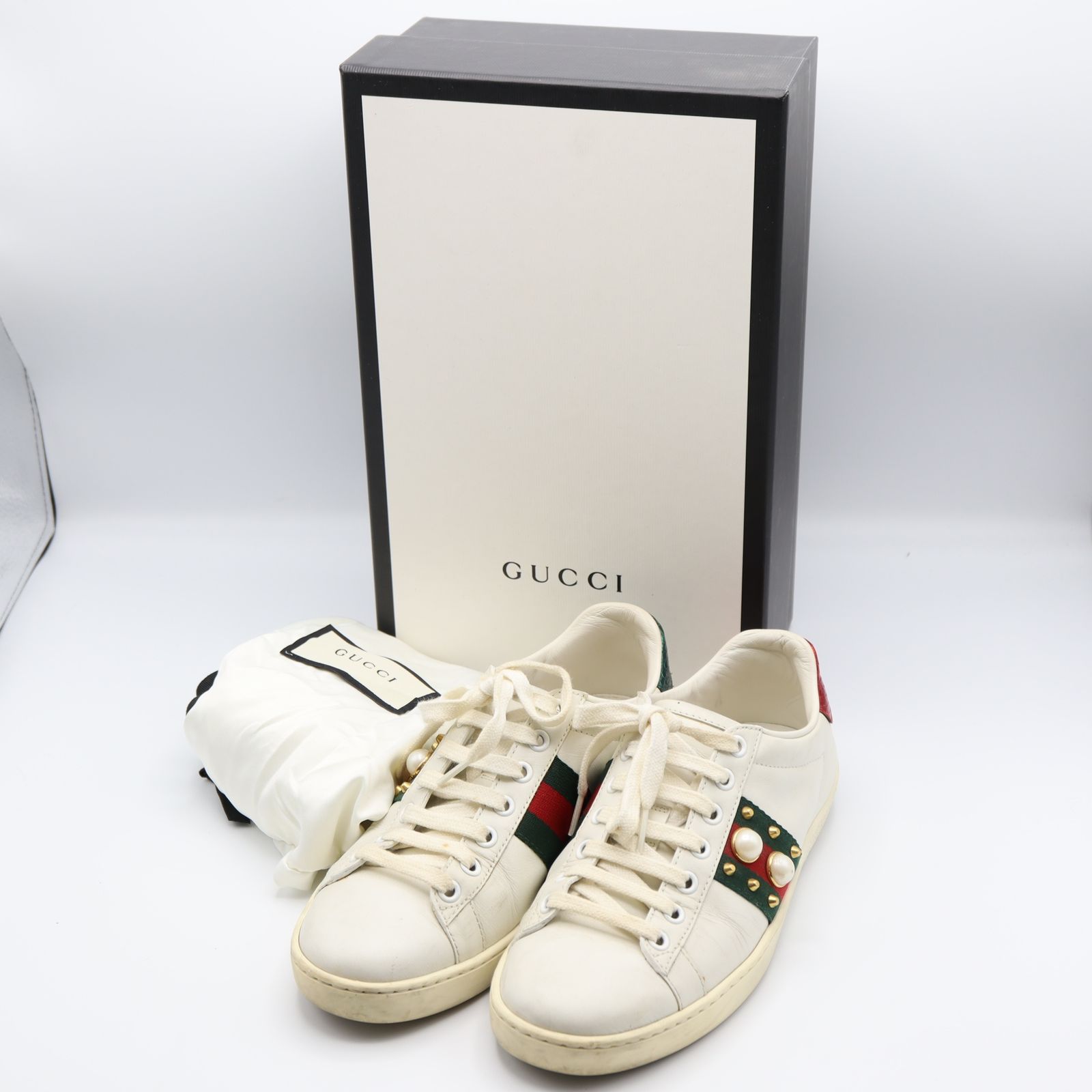 GUCCI グッチ 438218 スニーカー エース シェリーライン フェイク