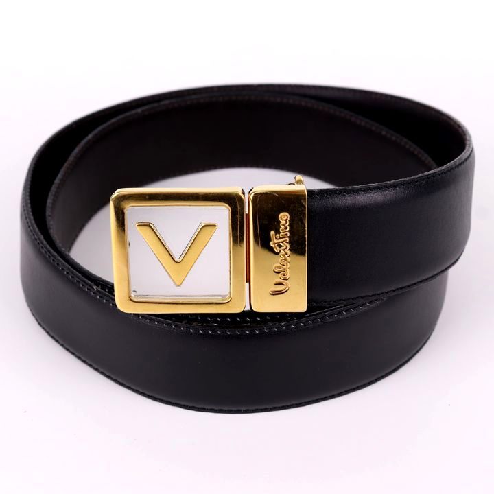 Valentino by Mario Valentino Adela ロゴレザーベルト VALENTINO BY MARIO VALENTINO Adela Logo Buckle Belt