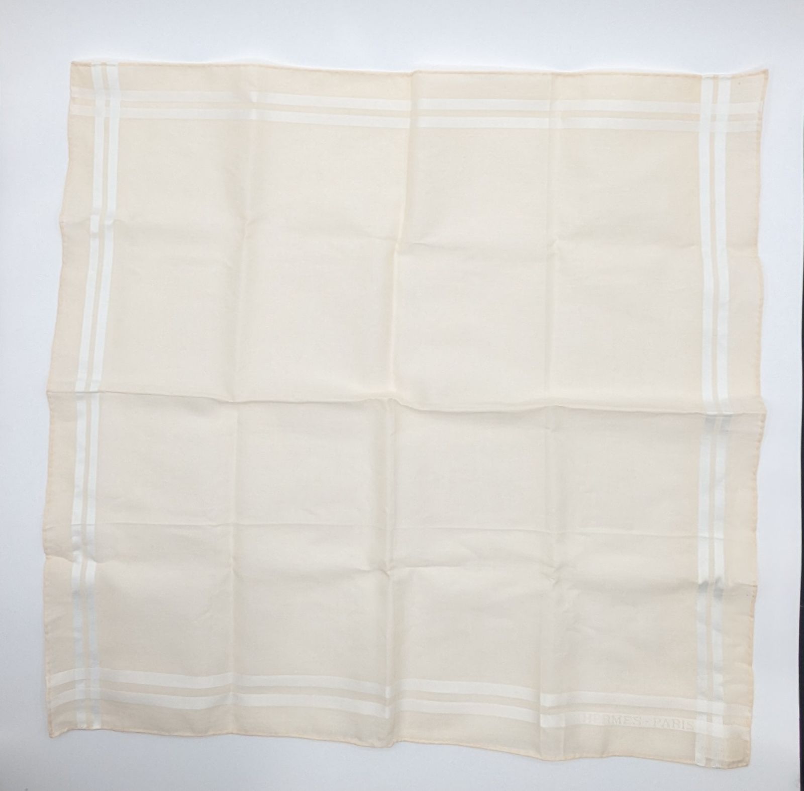 7月31日迄販売 未使用 保管品 HERMES エルメス ハンカチ ピンク