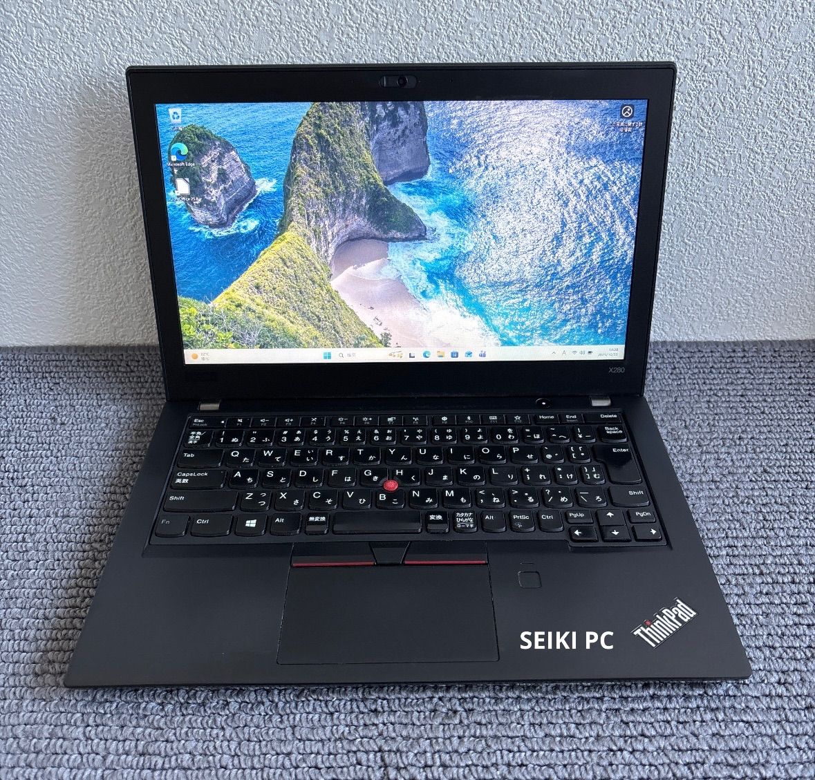 Lenovo thinkpad X280 i5-8250U メモリ8GB SSD 256GB Win11 指紋認証