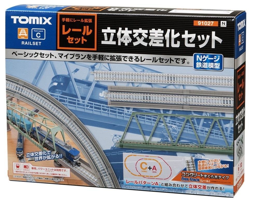 TOMIX 91027 レールセット立体交差化セット(レールパターンC)