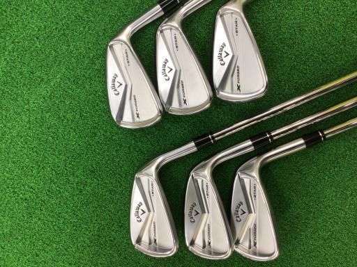 キャロウェイ X FORGED STAR 2025 6S アイアンセット IR NS PRO MODUS3 TOUR105 フレックスS メンズ 男性用 右利き 右用 Bランク ゴルフクラブ
