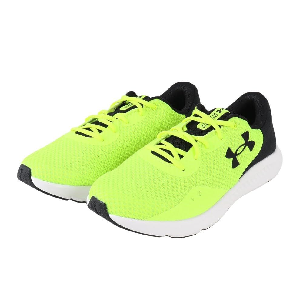 アンダーアーマー UAチャージド パスート3 エクストラ ワイド High Vis Yellow|Black|Black 27.0 High Vis Yellow | Black | Black 27.0 cm
