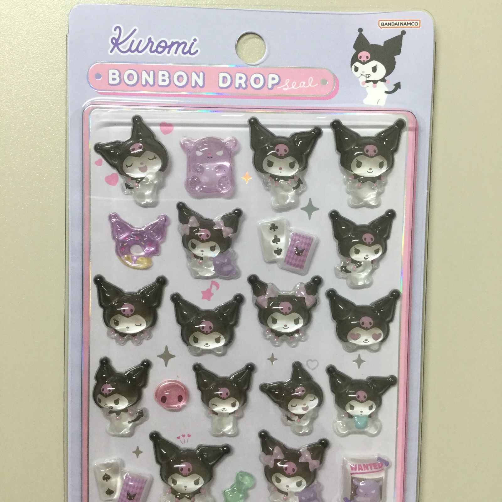 i025【新品・未使用品】マイメロディ&クロミ ボンボンドロップシール 2