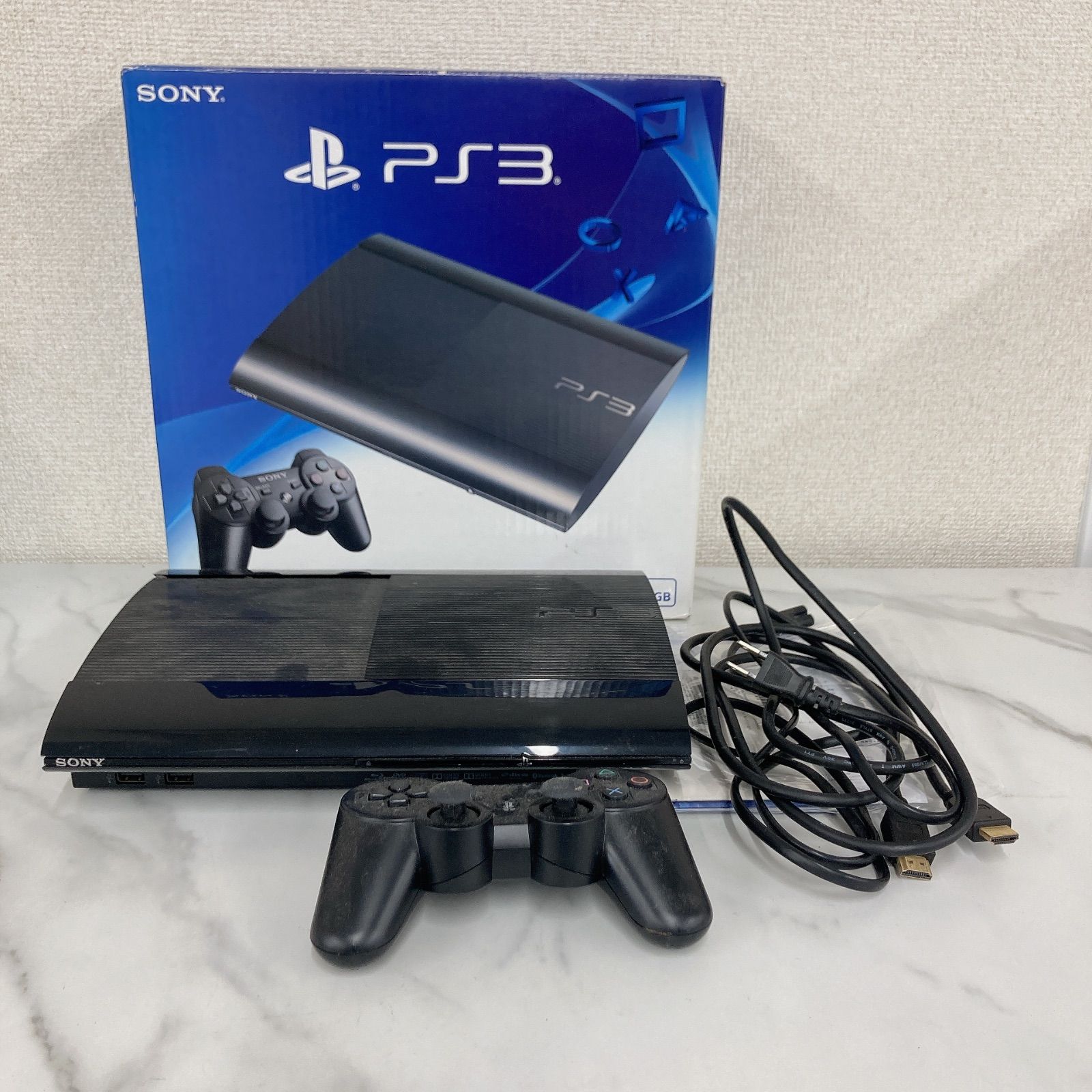 ☆【通電確認済み】PS3 本体 コントローラー ブラック 【ゲーム機本体 