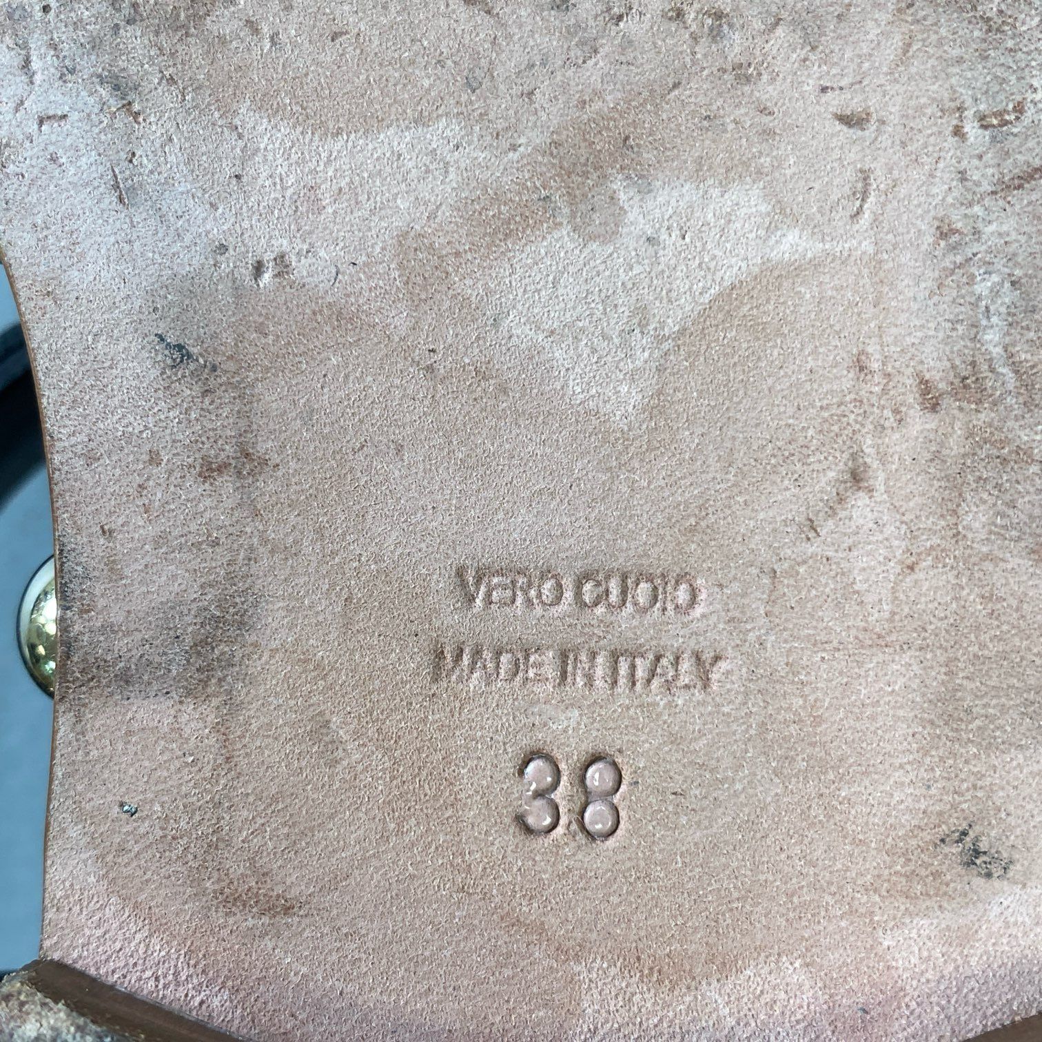 3i30 RED VALENTINO レッドヴァレンティノ スタッズサンダル ストラップサンダル イタリア製 38サイズ ブラック VERO CUOIO 本革 レディースt18r KIN-KAAI_COM