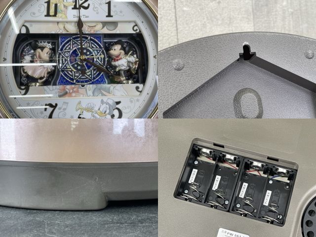 からくり時計 【中古】動作保証 SEIKO Disney ディズニー FW561A 電波