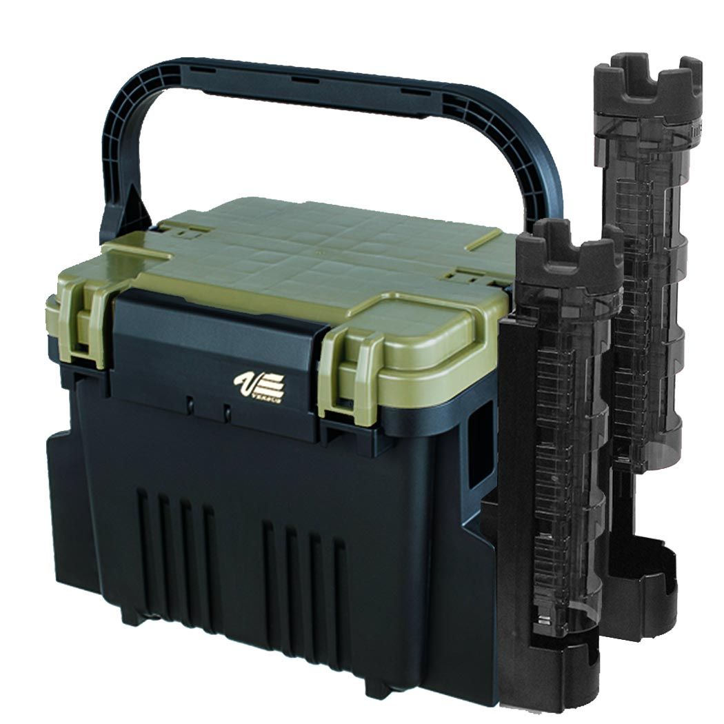 メイホウMEIHO VS 7080 N BM 2 タックルボックス ロッドスタンド２台セット座れるタックルBOX