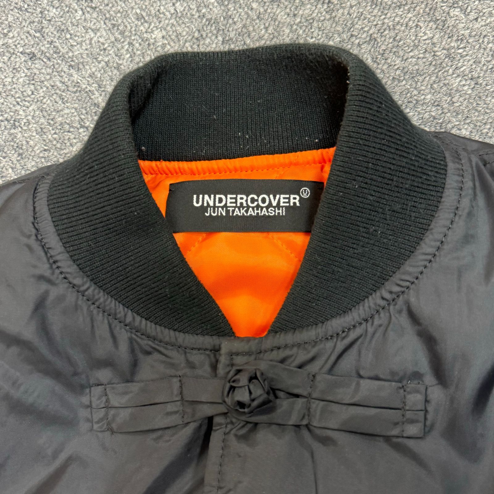 UNDERCOVER MA-1ジャケット ブルゾン ネイビー ドット UNDERCOVER MA-1ジャケット ブルゾン ネイビー ドット
