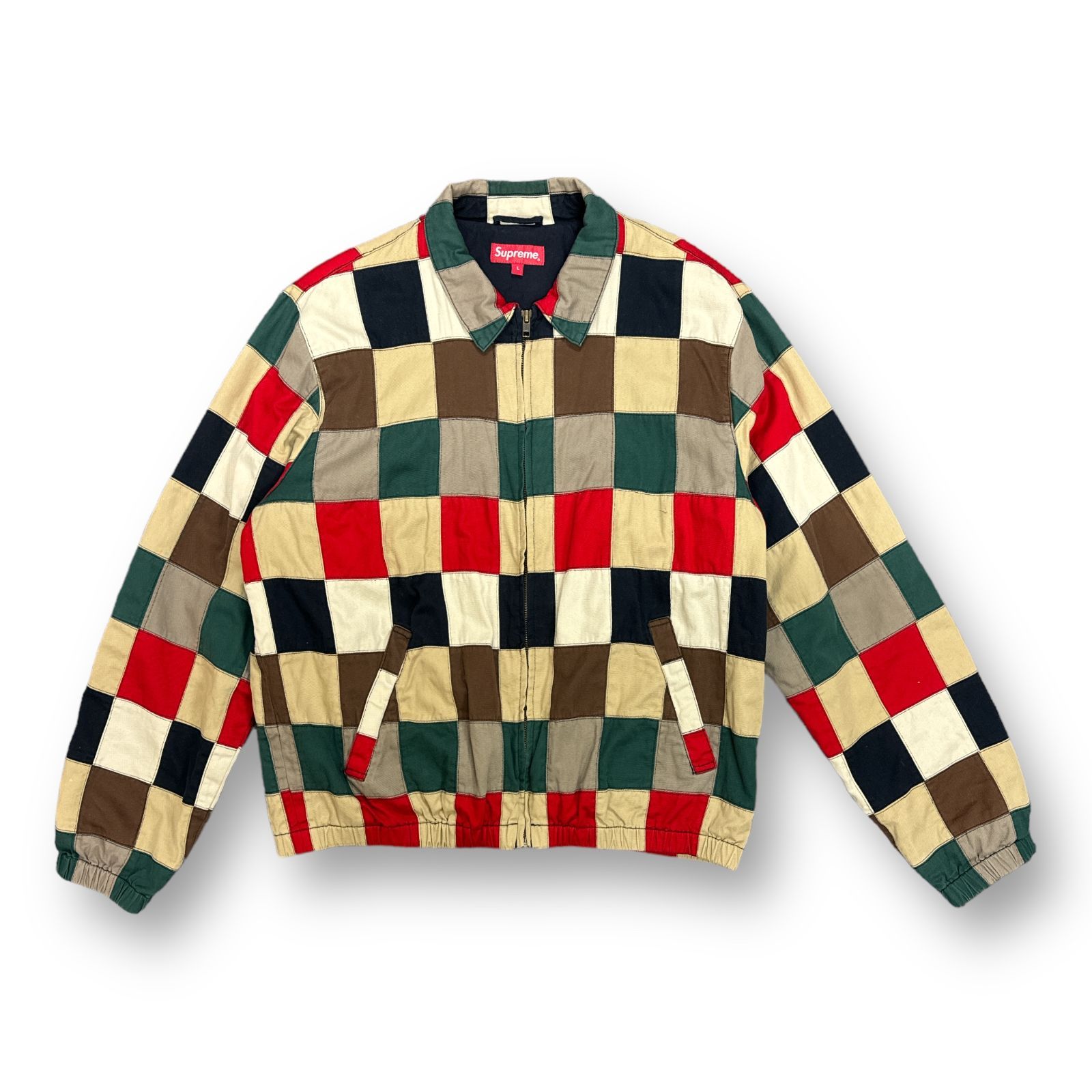 Supreme 19SS Patchwork Harrington Jacket パッチワーク ジャケット 