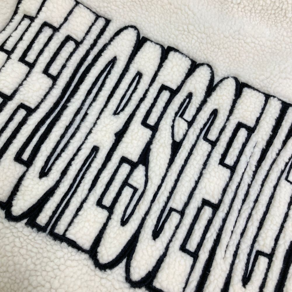 都内引取 サイズ XL EFFLORESCENCE エフロレッセンス モックネック ボア トレーナー ホワイト系 240101471235 ゴルフウェア メンズ ストスト 昔ながらの