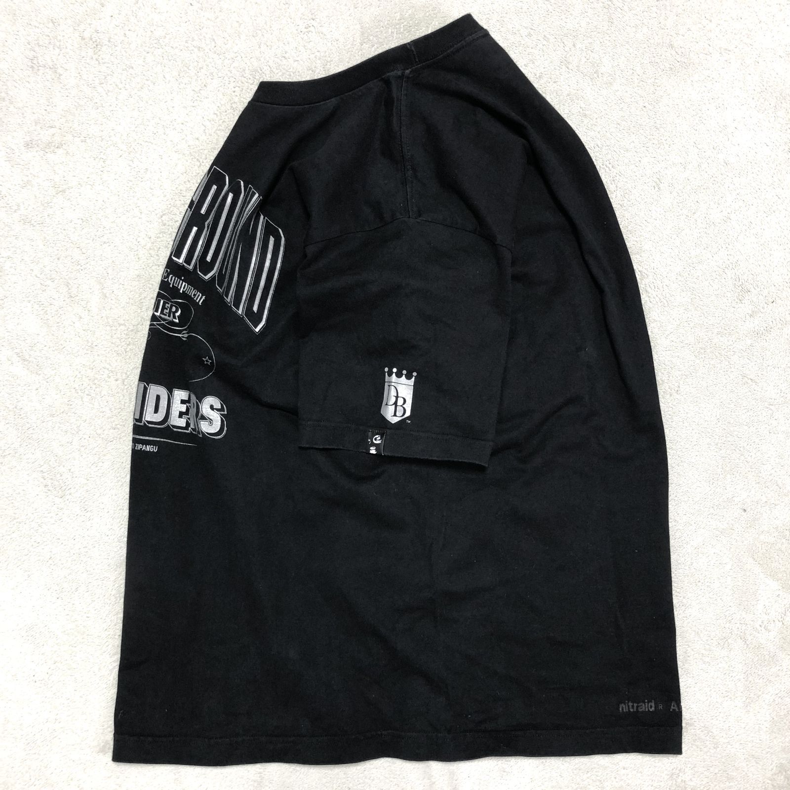 NITRAID Tシャツ ブラック迷彩 NITRAID SB Tシャツ Mサイズ ブラック ストリート系 ナイトレイド