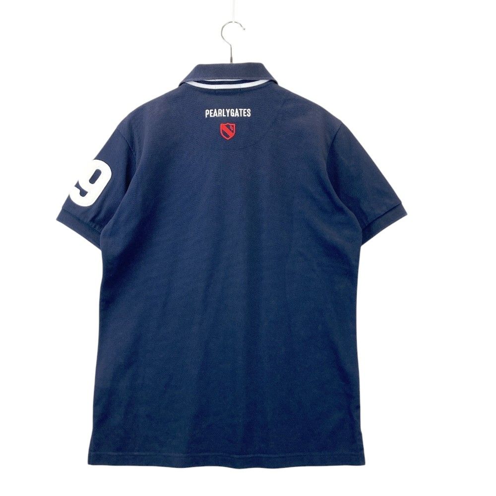 PEARLY GATES ゴルフシャツ ネイビー サイズ4 サイズ：4 PEARLY