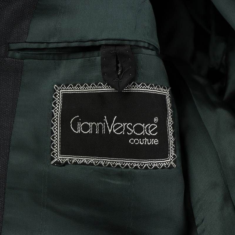 ジャンニヴェルサーチ　COUTURE  シルク混　セットアップ　極美品 ジャンニヴェルサーチ ヴェルサーチェ GIANNI VERSACE スーツ