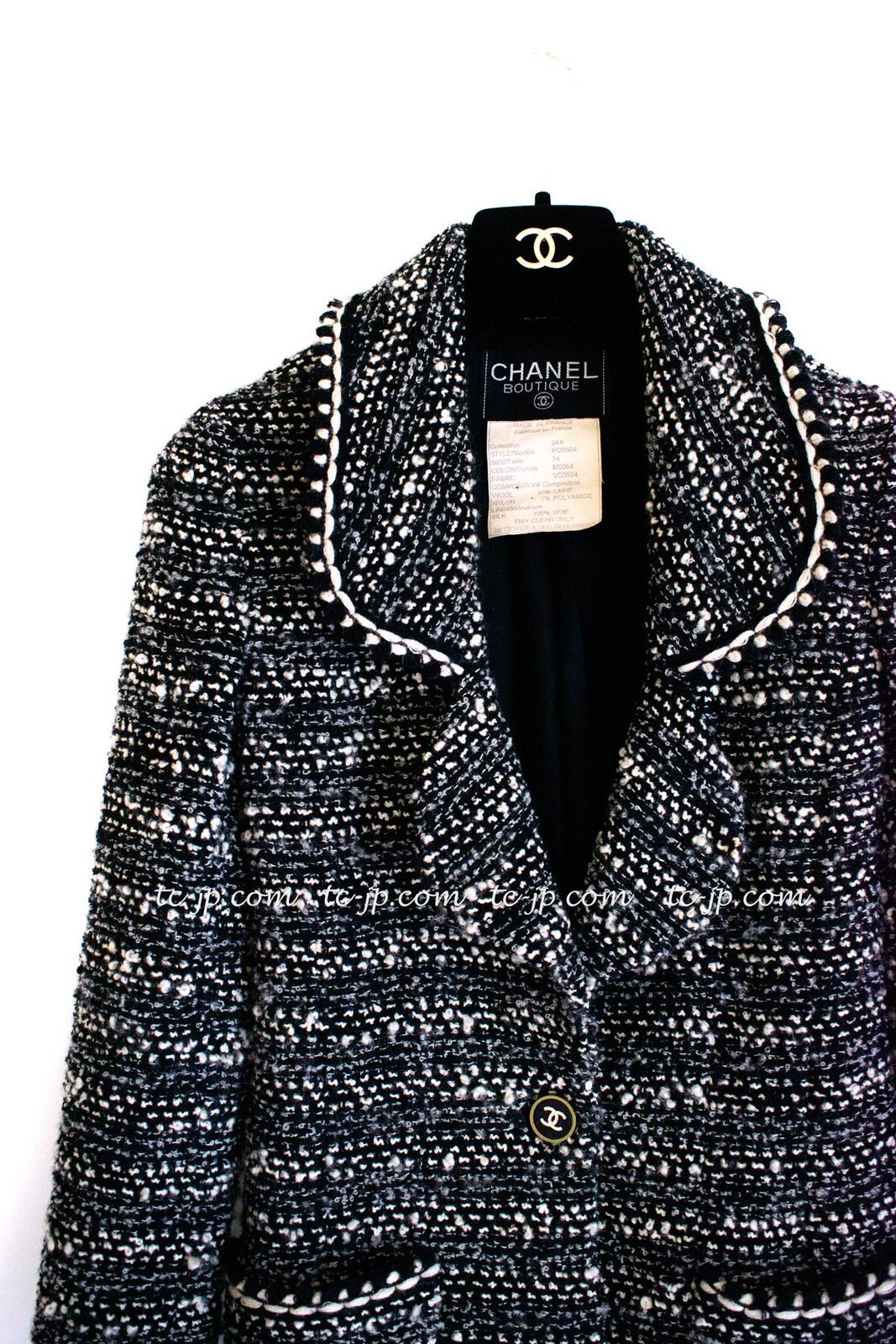 訳ありCHANELシャネルヴィンテージテーラードジャケット CHANEL】シャネル『テーラードジャケット size42』P24952V12963