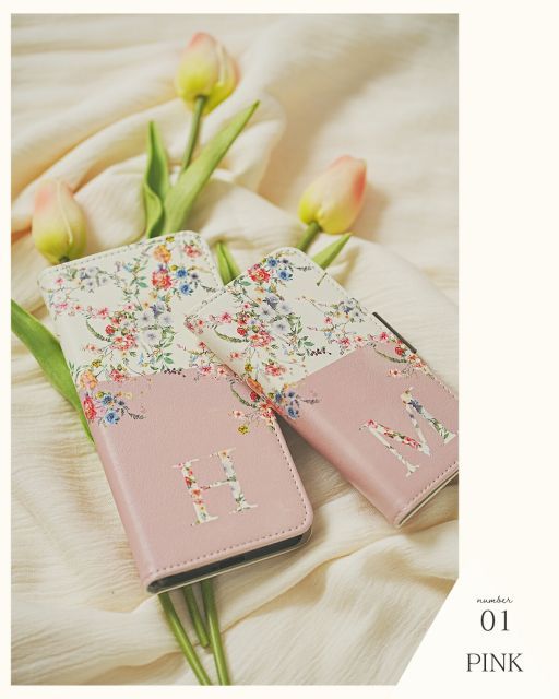 種類3：iPhonese3/se2/8/7/ネイビー iPhone 13 ケース 手帳型 花柄