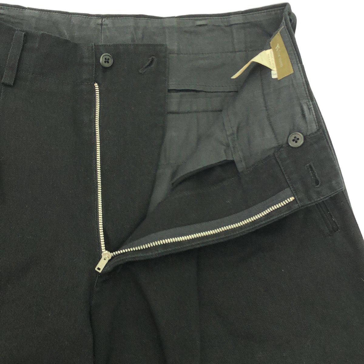 フォーメン 2タックワイドデニムパンツ