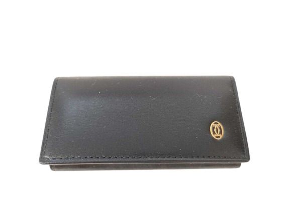 [新品] カルティエ 4連キーケース 黒 ブラック 超美品 Cartier カルティエ キーケース パシャライン 4連キー
